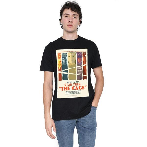 スター・トレック メンズ トップス プルオーバー Star Trek Star Trek Tos Episode 80 T Shirt Black 黒いこと