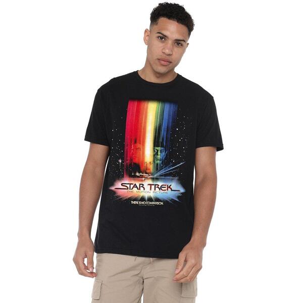 スター・トレック メンズ トップス プルオーバー Star Trek Star Trek Motion Picture Poster T Shirt Black 黒いこと