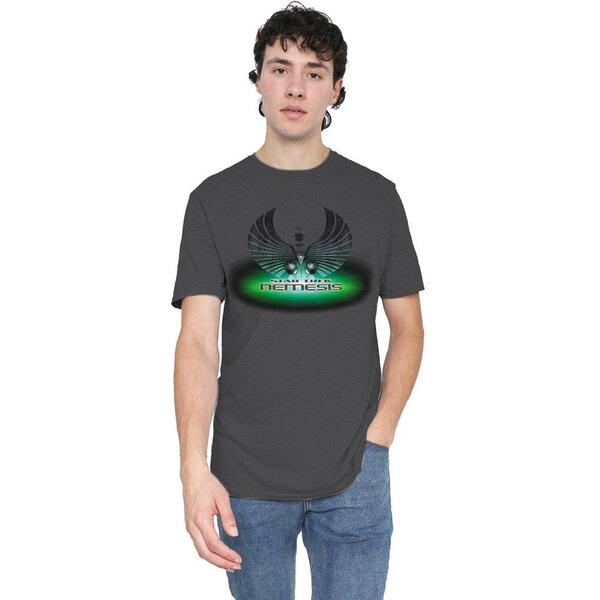 スター・トレック メンズ トップス プルオーバー Star Trek Star Trek Nemesis(Movie) T-Shirt Charcoal Grey 薄墨色