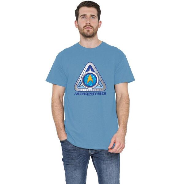 スター・トレック メンズ トップス プルオーバー Star Trek Star Trek Astrophysics T Shirt Carolina Blue 青色