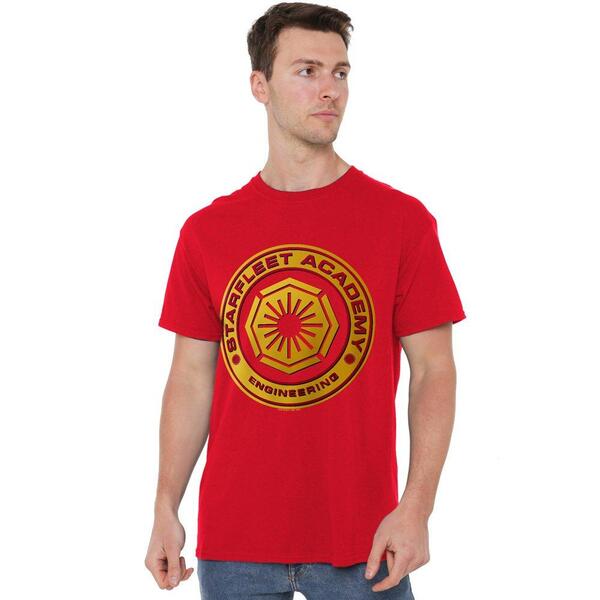 スター・トレック メンズ トップス プルオーバー Star Trek Star Trek Engineering T Shirt Red 赤いこと