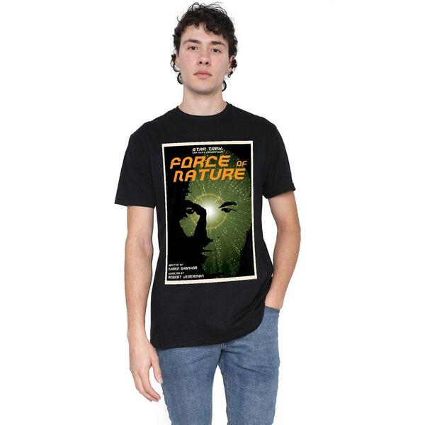 スター・トレック メンズ トップス プルオーバー Star Trek Star Trek TNG Season 7 Episode 9 T Shirt Black 黒いこと
