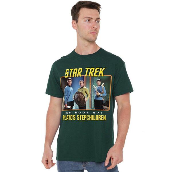 スター・トレック メンズ トップス プルオーバー Star Trek St Original Episode 67 T Shirt Hunter Green 緑であること