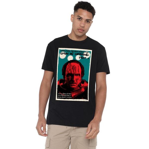 スター・トレック メンズ トップス プルオーバー Star Trek Star Trek TNG Season 6 Episode 10 T Shirt Black 黒いこと