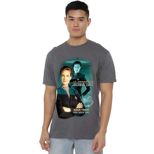 スター・トレック メンズ トップス プルオーバー Star Trek Star Trek Jadzia Dax T Shirt Charcoal 濃灰色