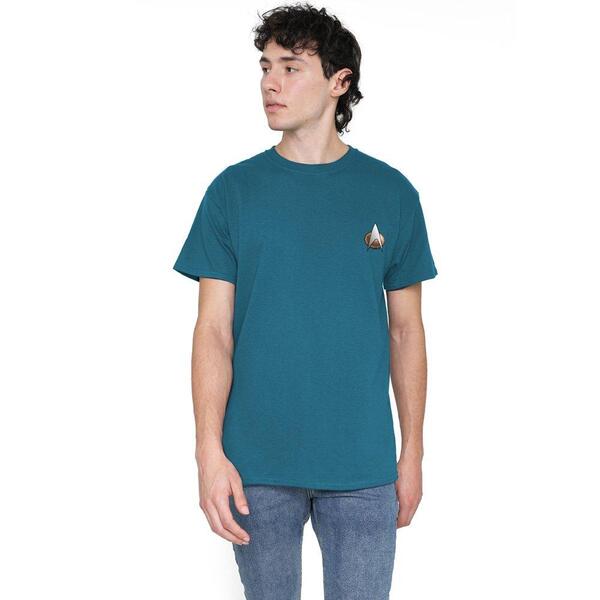 スター・トレック メンズ トップス プルオーバー Star Trek Star Trek TNG Sciencemblem T Shirt Slate Grey 薄墨色