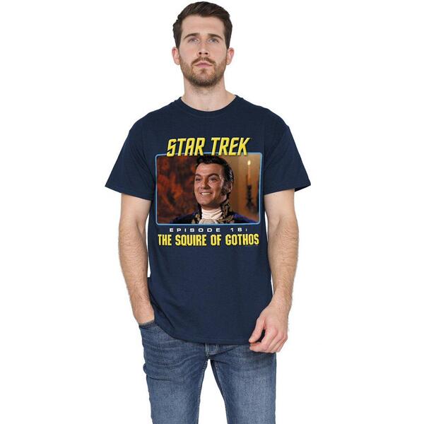 スター・トレック メンズ トップス プルオーバー Star Trek St Original The Squire Of Gothos T Shirt Navy 米国海軍