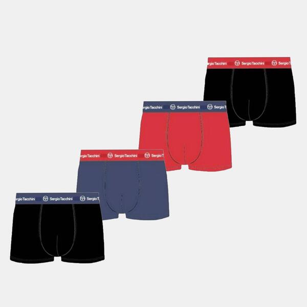 セルジオタッキーニ メンズ アンダーお召しもの ボクサーズボン下 Sergio Tacchini 4-Pack Boxers Multi マルチ色合い