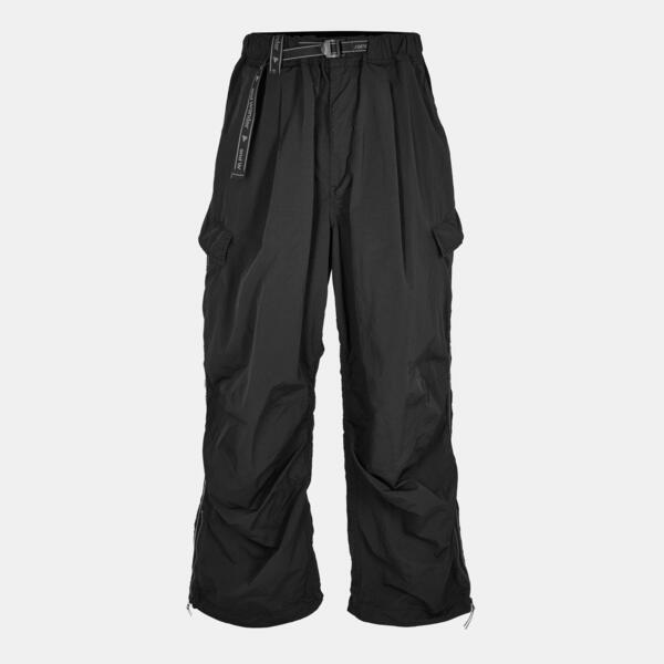 ロア メンズ ボトムス 心地よいズボン下 ROA x And Wander Garment Dyed Trousers Black 黒いこと