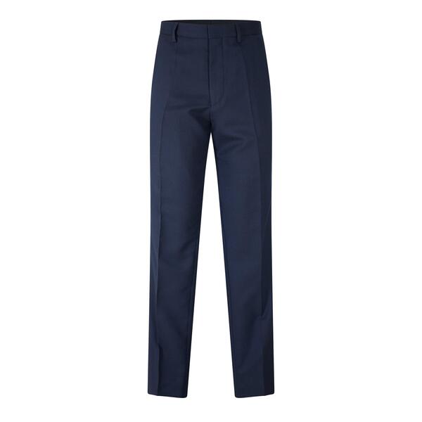 フューゴ メンズ ボトムス 心地好いズボン下 引っ切り無い Hugo Men\u0027s Hesten232X Straight Leg Trousers Dark Blue 青み