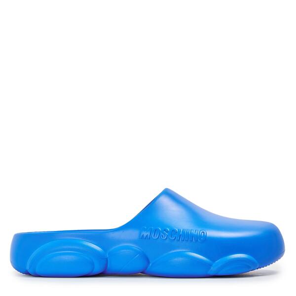 モスキーノ メンズ シューズ サンダル Moschino Men\u0027slider Slippers Blue 青色