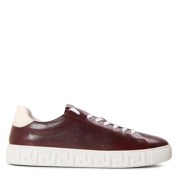 ヴェルサーチ メンズ シューズ スニーカー Versace Greca Trnr 錫63 Chestnut/White 白いこと
