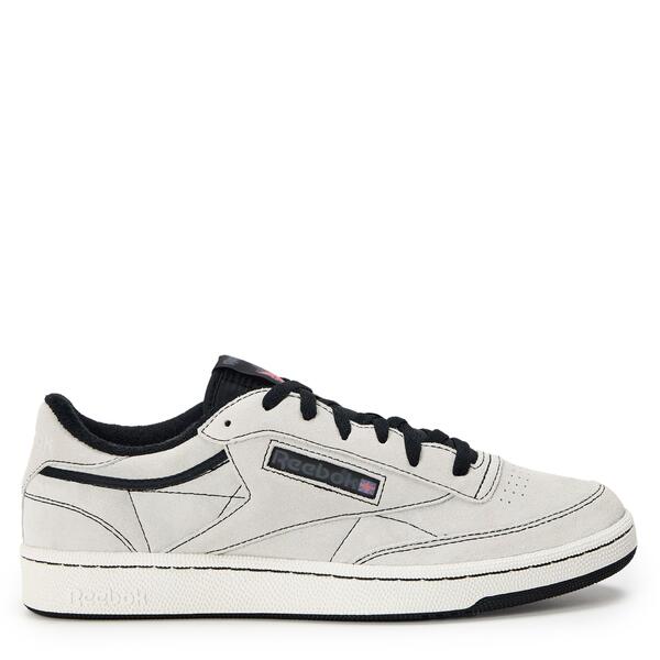 リーボック メンズ シューズ スニーカー ヴィンテージ Reebok Men\u0027s Club C 85 Vintage Low-Top Trainers Grey/Blk/Wht 薄墨色