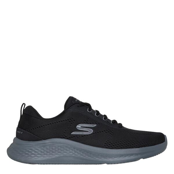 スケッチャーズ メンズ シューズ スニーカー メッシュ レース Skechers Engineered Mesh Lace Up Low-Top Trainers Mens Black/Charcoal ブラック|ReVida 店