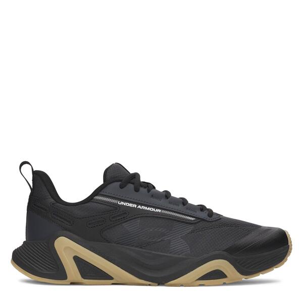 アンダーアーマー メンズ シューズ スニーカー Under Armour UA Charged CommitR 5 Black/Grey/Gum ブラック｜ReVida 店