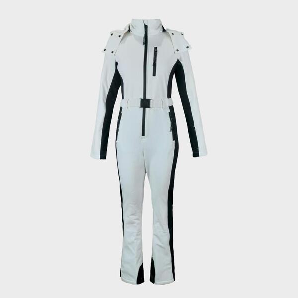 ジャック ウィルス レディース アウター ジャケット・ブルゾン Jack Wills Women's JW Stripe Waterproof Windproof Ski Suit Cream/Black クリーム|ReVida 店