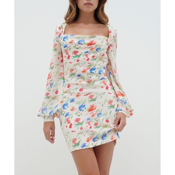 プリティラヴィッシュ レディース トップス 衣装 ミニ Pretty Lavish Women\u0027s Mini Dress Floral