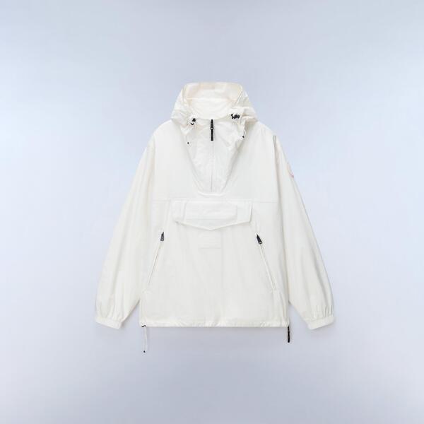 ナパピリ レディース アウター ジャケット・ブルゾン Napapijri Napa Rainforest SS Womens WHITE WHISPER ホワイト｜ReVida 店