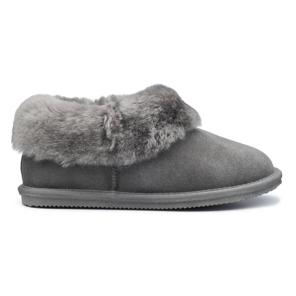 フーター レディース シューズ サンダル Hotter Hug Slippers Grey 薄墨色