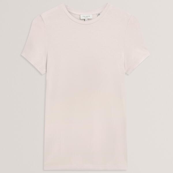 テッドベーカー レディース トップス プルオーバー Ted Baker Ted Baker Plain Fitted Tee Pl-Pink サクラ色