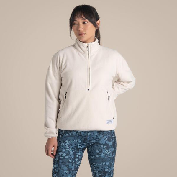 クラッグホッパーズ レディース アウター パーカー・スウェット フリース Craghoppers Women\u0027s Rnu 1/2 Zip Fleececru エクリュ