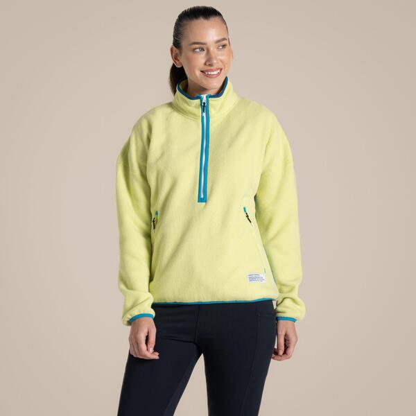 クラッグホッパーズ レディース アウター パーカー・スウェット フリース Craghoppers Women\u0027s Rnu 1/2 Zip Fleece Key Lime 菩提樹