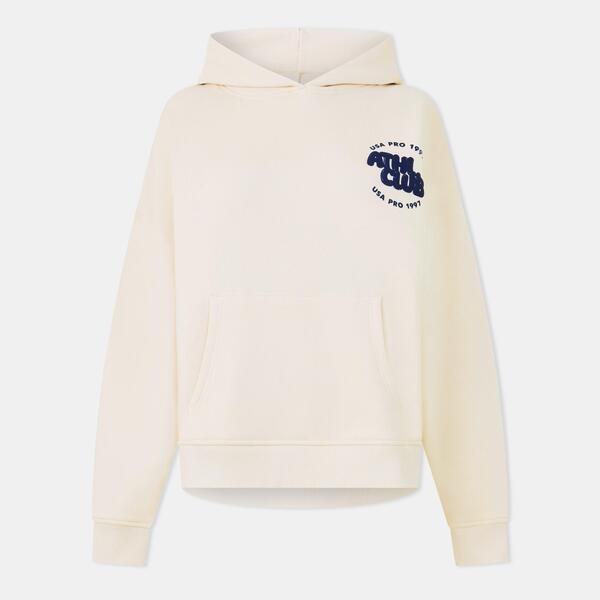 ユーエスエープロ レディース アウター パーカー・スウェット USA Pro Women\u0027s Bubble Hoodie Cream 皮膚軟化剤