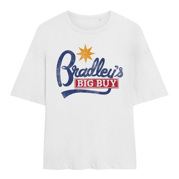 ストレンジャーシングス レディース アウター パーカー・スウェット ロゴタイプ Stranger Thingstranger Things BradleyS Big Buy Logoversized T White 白いこと