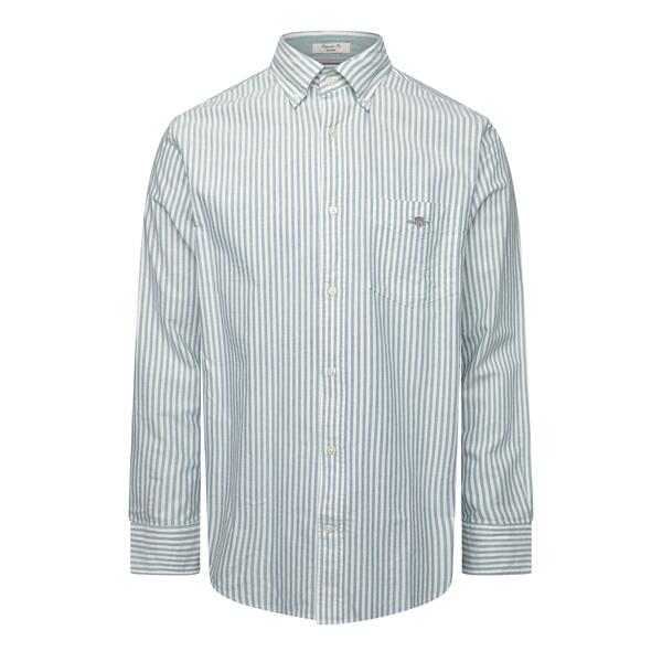 ガント メンズ トップス シャツ Gant Reg Classic Oxf Sn64 FOREST GREEN グリーン|ReVida 店