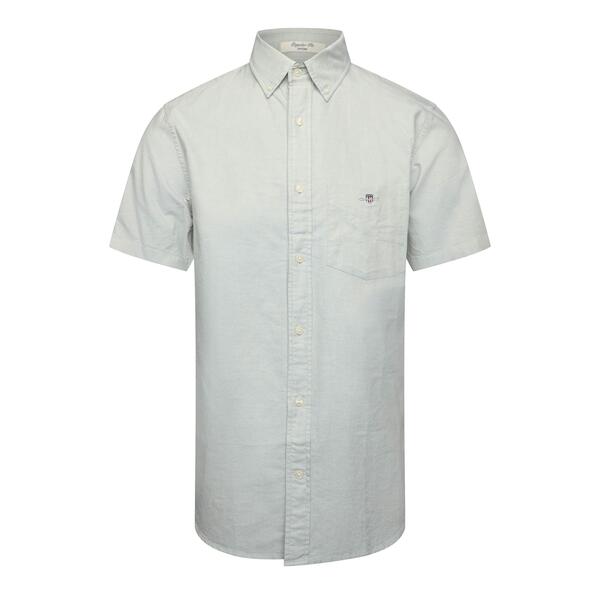 ガント メンズ トップス シャツ Gant Reg Classic Oxf Sn64 MILKY MATCHA|ReVida 店