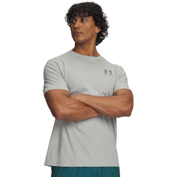 アンダーアーマー メンズ トップス Tシャツ ロゴ Under Armour Logo T-Shirt Mens Titanium/Clay|ReVida 店