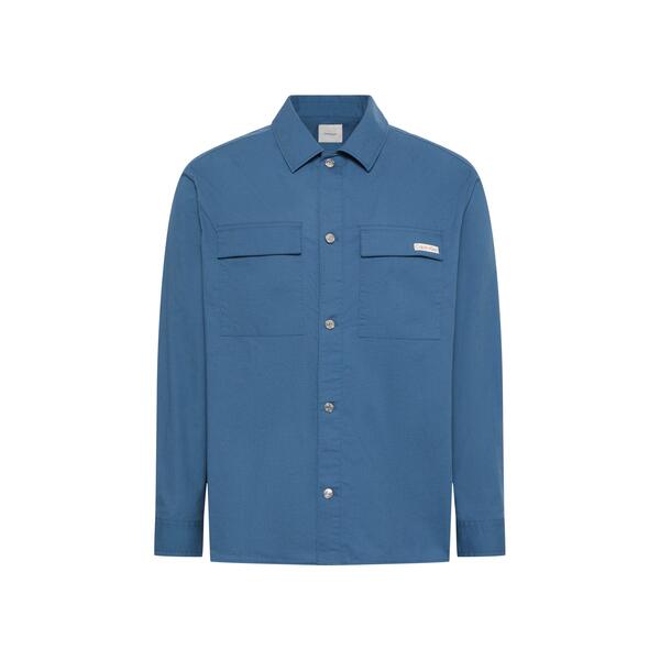 カルバンクライン メンズ トップス シャツ Calvin Klein Jeans Men's Overshirt Dark Denim デニム|ReVida 店