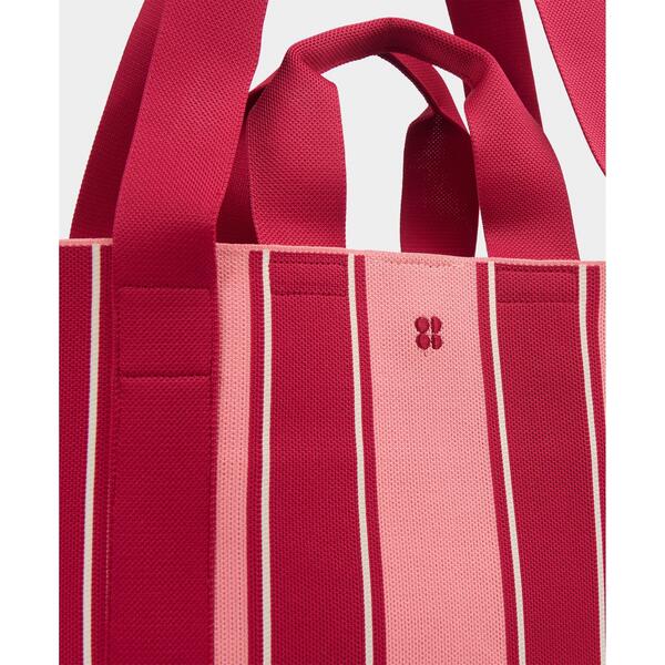 スウェッティベティ レディース バッグ ニット Sweaty Betty SB Knitted Stripe Ba Ld64 Melrose/Crimson クリムゾン|ReVida 店