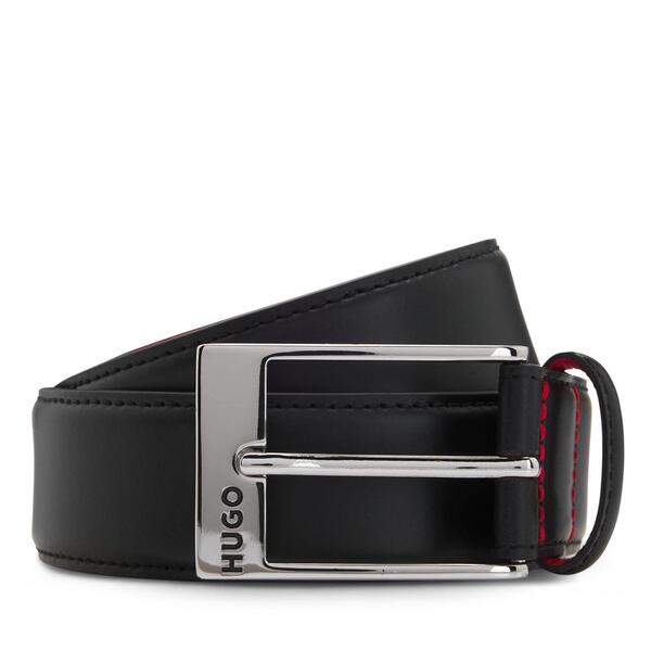 フューゴ メンズ アクセサリー ベルト Hugo Barney 10233119 01 Black ブラック｜ReVida 店 13,490円