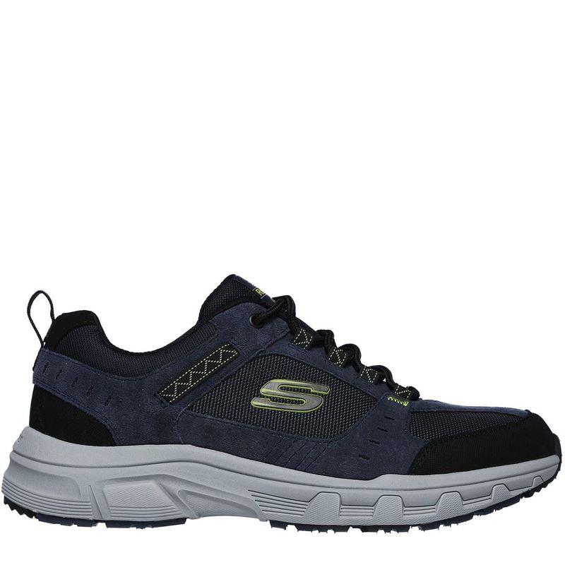 スケッチャーズ メンズ シューズ スニーカー Skechers Oak Canyon Mens Trainers Navy/Lime ネイビー