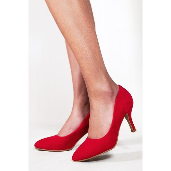 ホエアズザットフロム レディース シューズ パンプス Wheres That From Women'stiletto Court Shoes RedSuede|ReVida 店