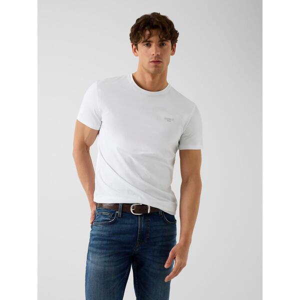 ゲス メンズ トップス Tシャツ スリムフィット Guess Men's X Slim Fit-Shirt Pure White ホワイト|ReVida 店