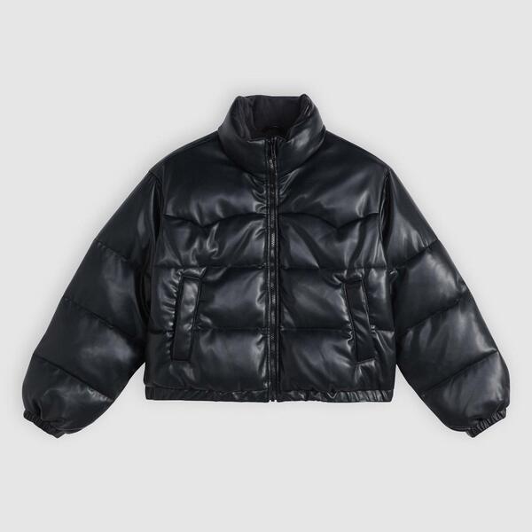 リーバイス レディース アウター ジャケット・ブルゾン Levis Puf Jacket Ld99 Black Night ブラック｜ReVida 店
