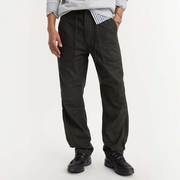 リーバイス メンズ ボトムス カジュアルパンツ プラスサイズ Levis Loose Straight Surplus Pants Black ブラック｜ReVida 店