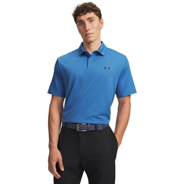 アンダーアーマー メンズ トップス ポロシャツ Under Armour Matchplay Polo Men's Blue ブルー｜ReVida 店