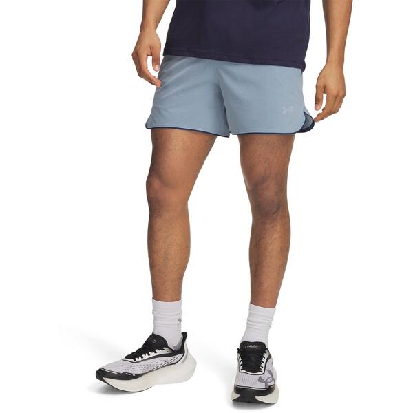 アンダーアーマー メンズ ボトムス ハーフパンツ・ショーツ ショートパンツ Under Armour Men's Velociti Pro Vent Running Shorts Gray Blue グレー｜ReVida 店