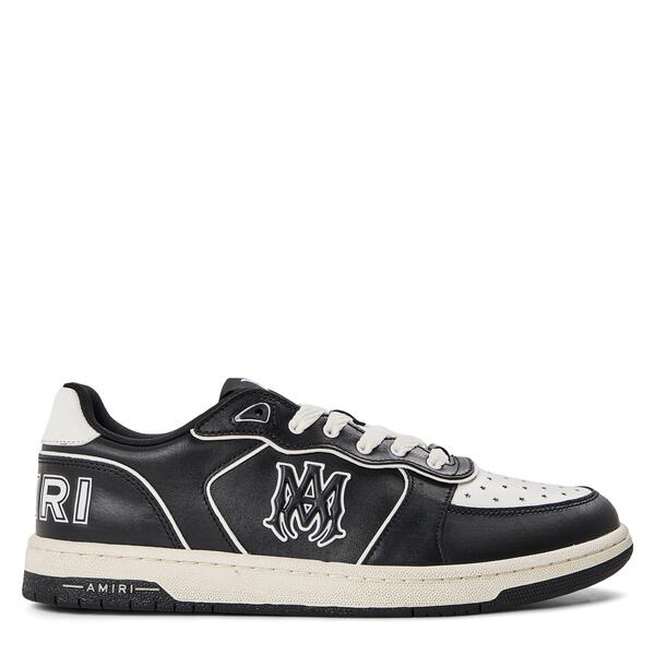 アミリ メンズ シューズ スニーカー Amiri Men's Newport Sneak Low-Top Trainers Black ブラック｜ReVida 店