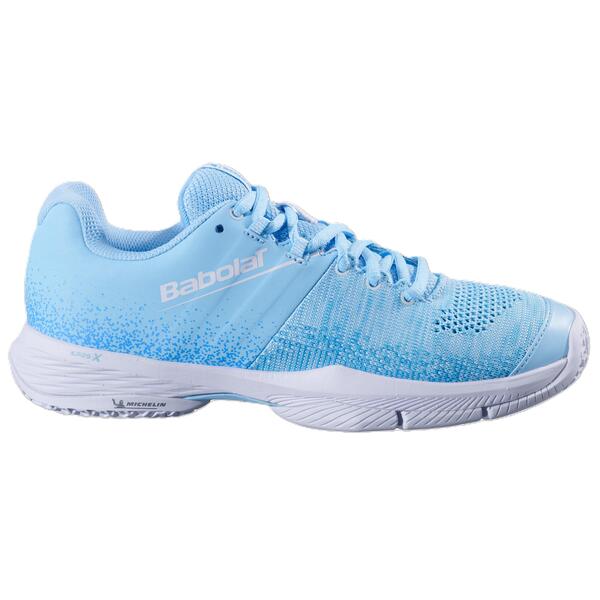 バボラ レディース シューズ スニーカー Babolat Sensa Traine Ld99 Blue/Tigerlily ブルー｜ReVida 店