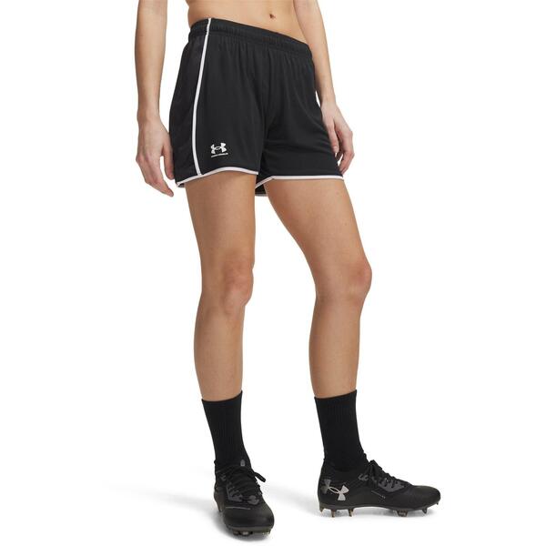 アンダーアーマー レディース ボトムス ハーフパンツ・ショーツ ショートパンツ Under Armour Women's Performance Gym Shorts Black/White ホワイト|ReVida 店