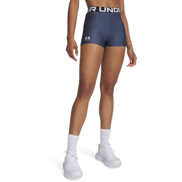 アンダーアーマー レディース ボトムス ハーフパンツ・ショーツ Under Armour HeatGearR Shorty Women Gray グレー｜ReVida 店