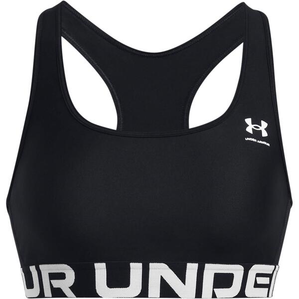 アンダーアーマー レディース トップス シャツ Under Armour HeatGearR Armour Mid Branded Sports Bra Women' Black ブラック｜ReVida 店