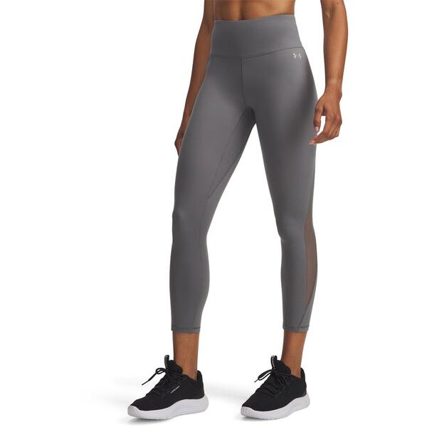 アンダーアーマー レディース ボトムス ハーフパンツ・ショーツ メッシュ レギンス Under Armour Women's Motion Mesh Performance Gym Leggings Green/Titanium グリーン|ReVida 店
