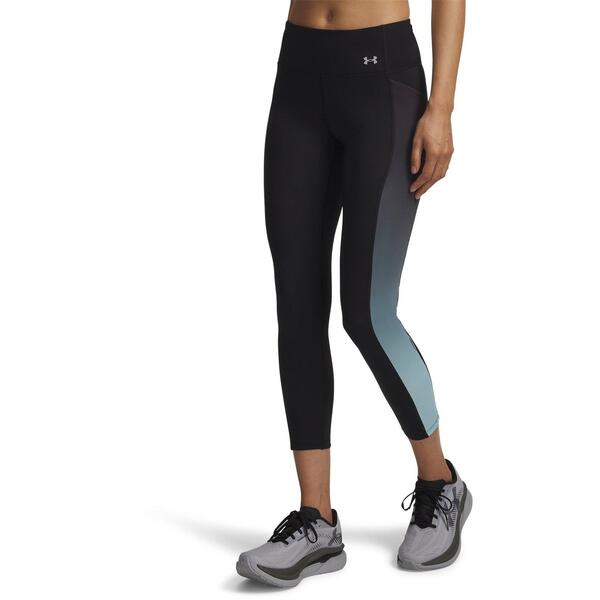 アンダーアーマー レディース ボトムス ハーフパンツ・ショーツ プリント Under Armour Womens Velociti Printed Performance Gym Legging Black/Mint/Refl ブラック｜ReVida 店