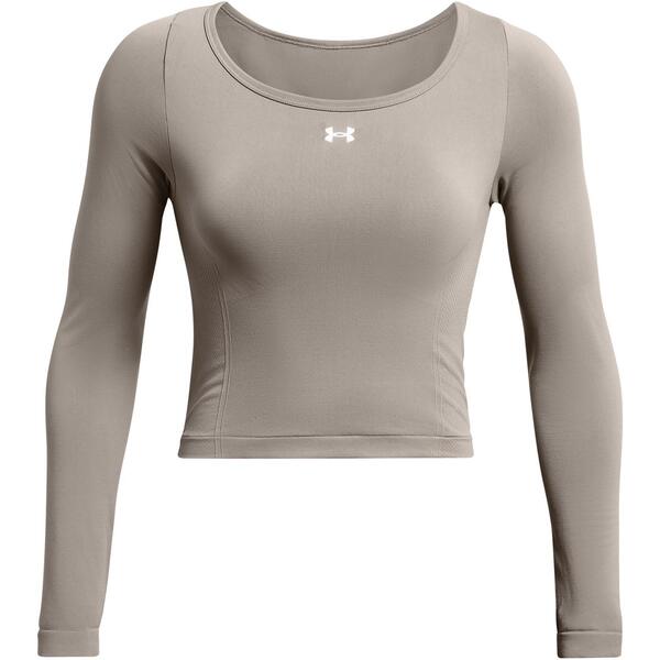 アンダーアーマー レディース トップス Tシャツ Under Armour Women's Vanish Seamless Long Sleeve T-Shirt Gray グレー|ReVida 店