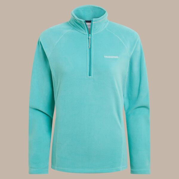 クラッグホッパーズ レディース アンダーウェア ナイトウェア ハーフジップ Craghoppers Miska VI Half Zip Glazed Aqua アクア｜ReVida 店